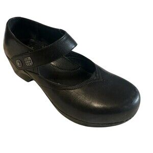 Dansko Tandy Mary Jane Womens Shoe Heeled Loafer Black Leather Comfort  EU 38